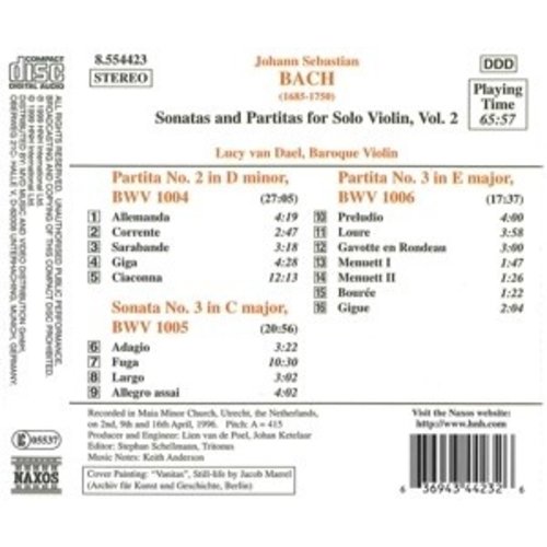 Naxos Bach:violin Sonatas & Partitas