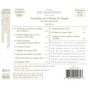 Naxos Rachmaninov: Variations On A T