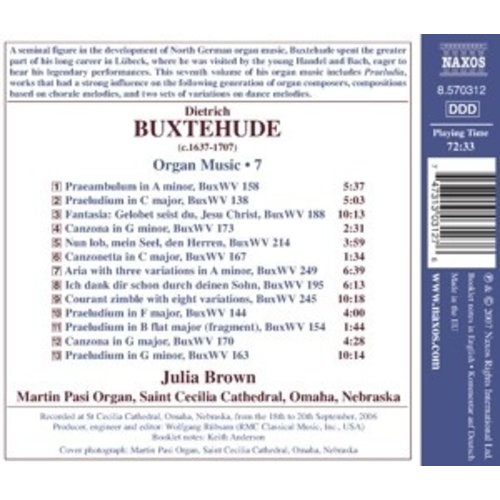 Naxos Buxtehude: Organ Music 7