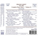 Naxos Liszt:compl. Piano Music Vol12