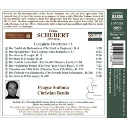 Naxos Schubert: Compl. Overtures 1