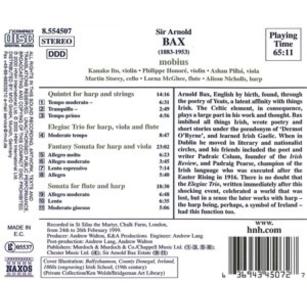 Naxos Bax: Chamber Music