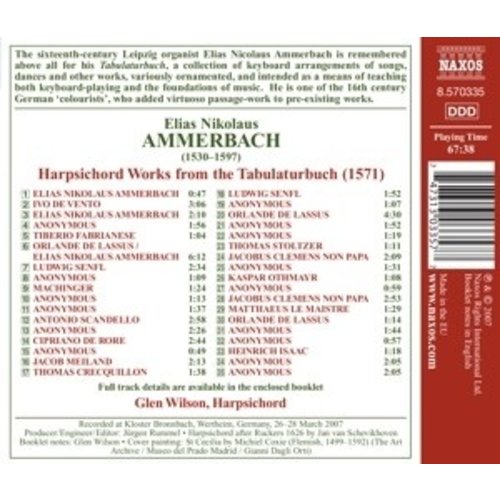 Naxos Ammerbach: Harpsichord Works