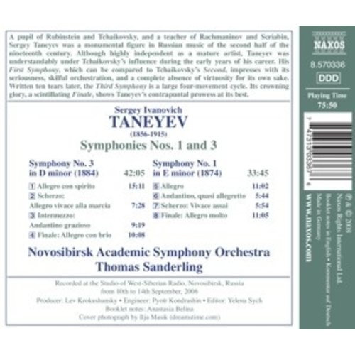 Naxos Taneyev: Symphonies 1+3