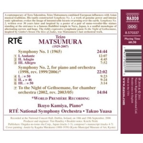 Naxos Matsumura: Symphonies 1+2