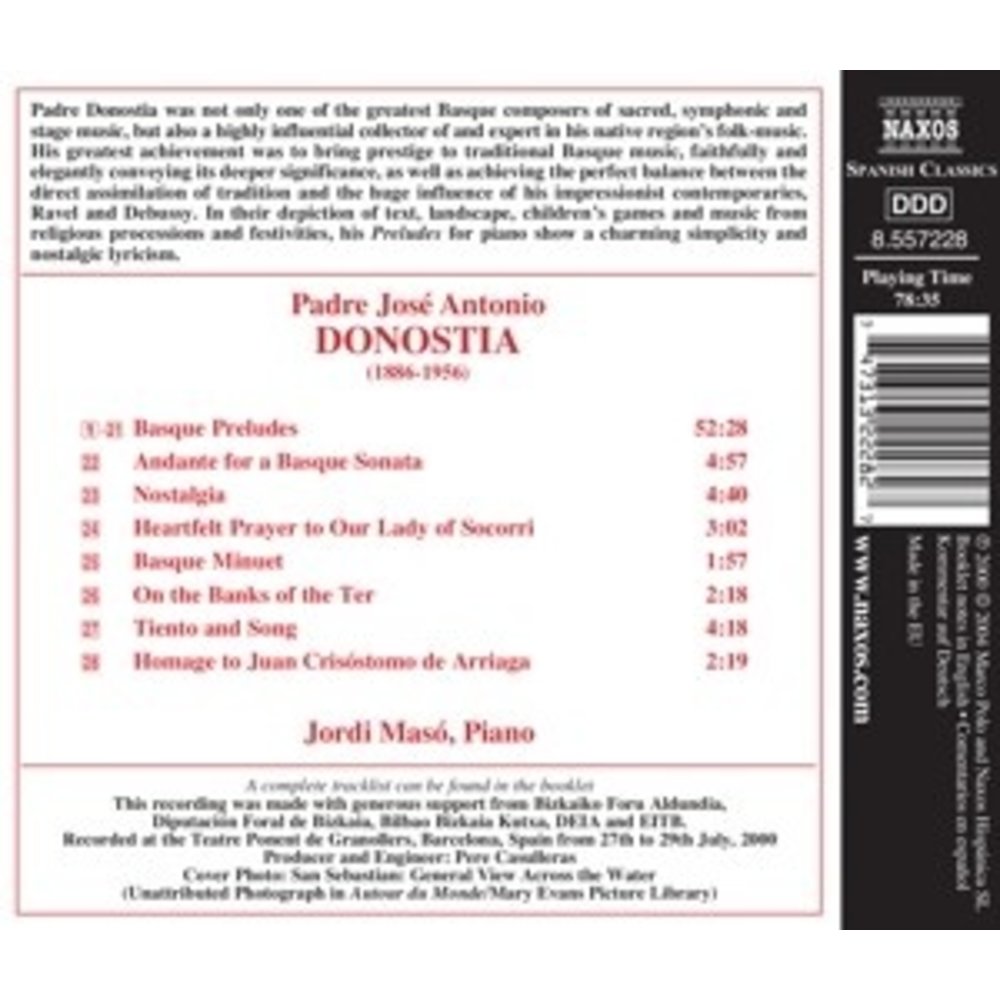 Naxos Donostia: Basque Preludes