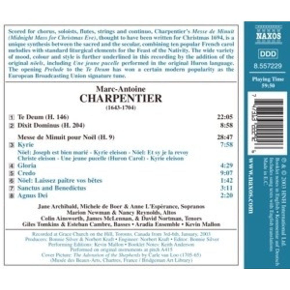 Naxos Charpentier:messe De Minuit Po