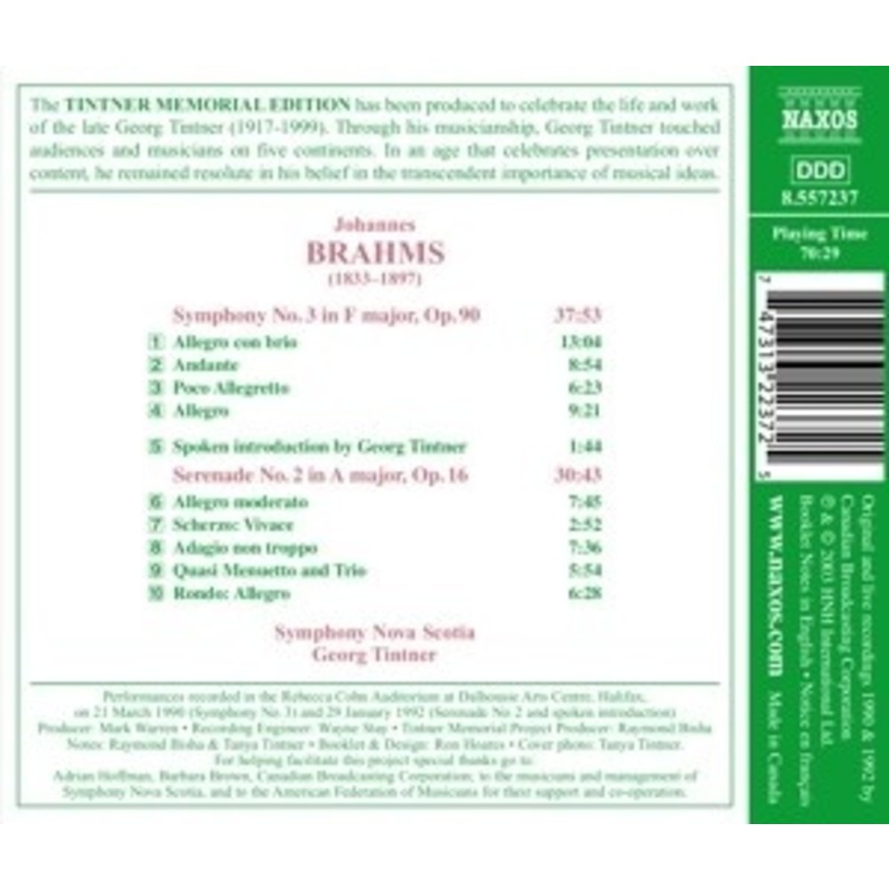 Naxos Tintner Memorial Edition.vol.5