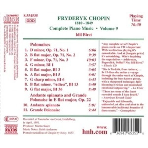 Naxos Chopin: Piano Music Vol.9
