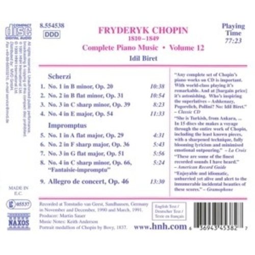 Naxos Chopin: Piano Music Vol.12