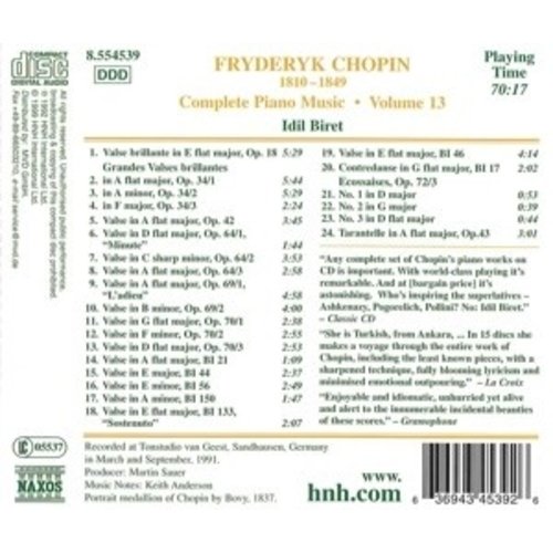 Naxos Chopin: Piano Music Vol.13