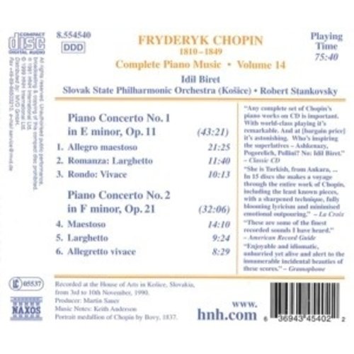 Naxos Chopin: Piano Music Vol.14