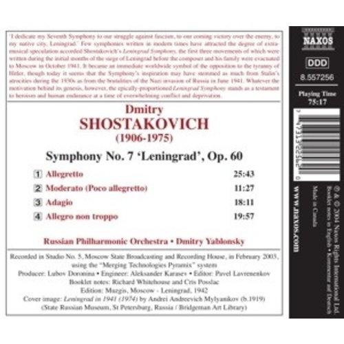 Naxos Shostakovich: Sym. No.7