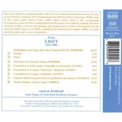 Naxos Liszt: Organ Works Vol.1