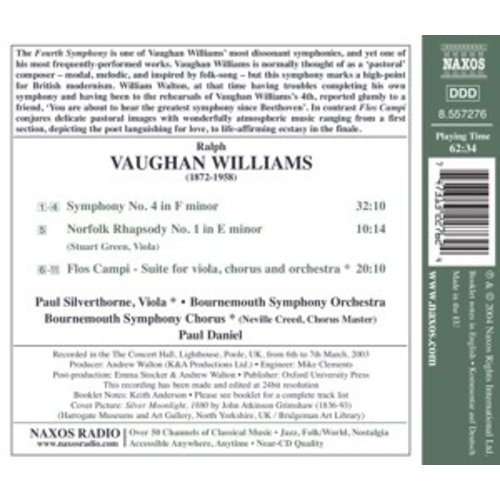 Naxos Vaughan Williams: Sym. No.4