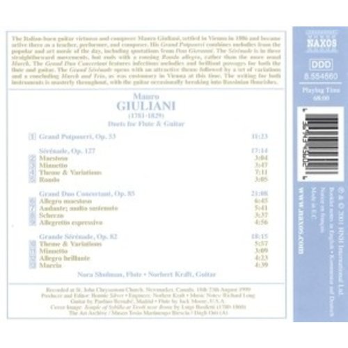 Naxos Giuliani:duets For Flute&Guita
