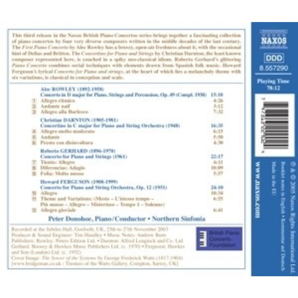 Naxos Ferguson / Gerhard / Rowley /