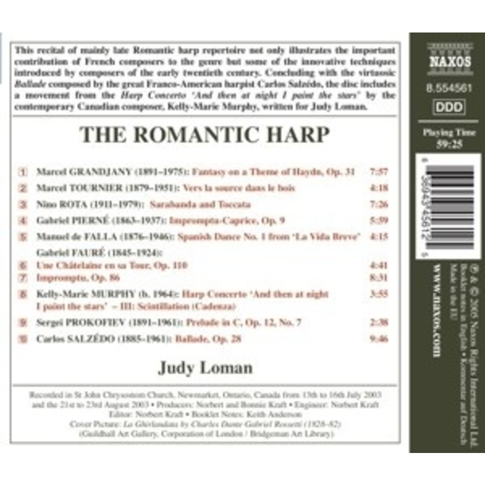 Naxos The Romantic Harp