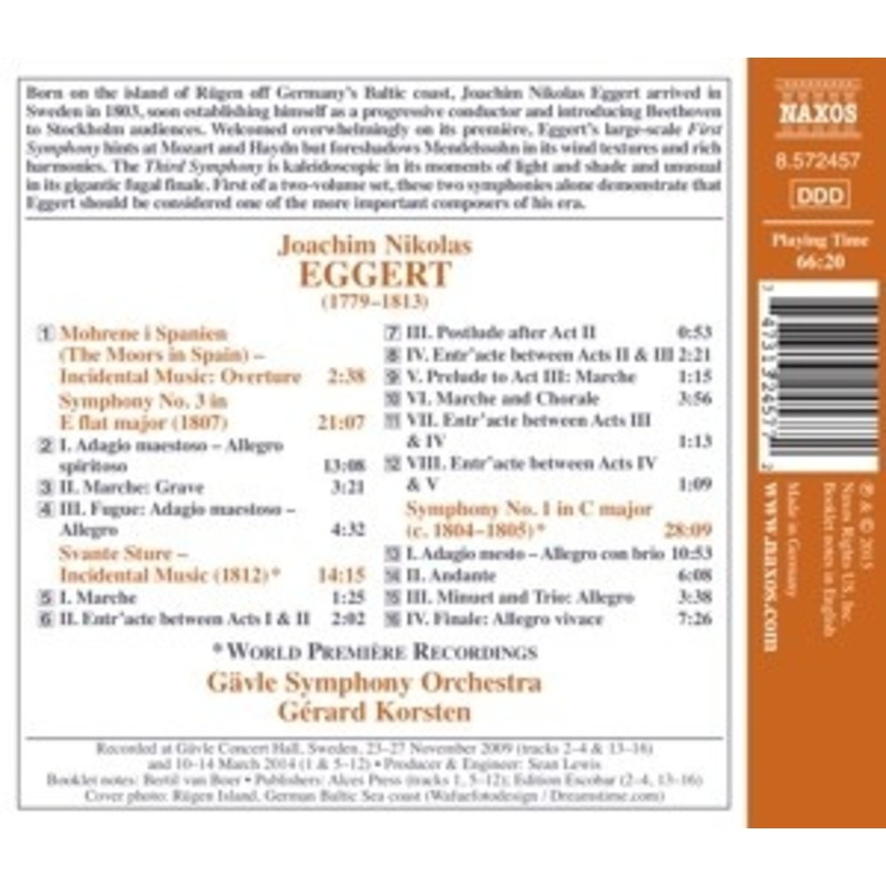 Naxos Symphonies Nos.1 And 3