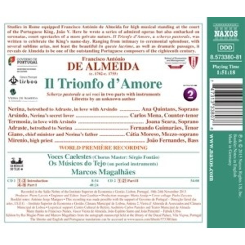 Naxos Il Trionfo D'amore