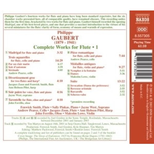 Naxos Gaubert:comp.works For Flute.1