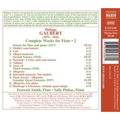 Naxos Gaubert:comp.works For Flute.2