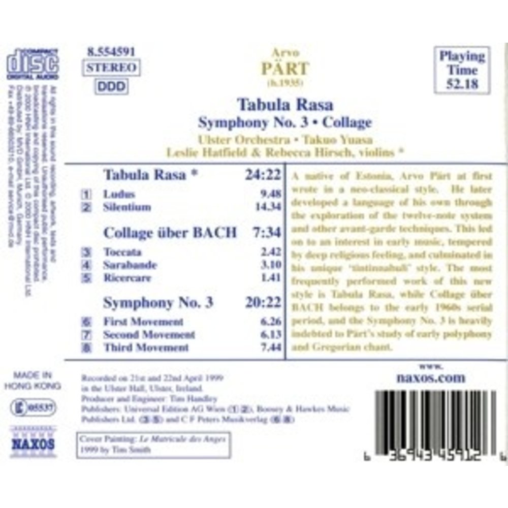 Naxos Part: Orchestral Works