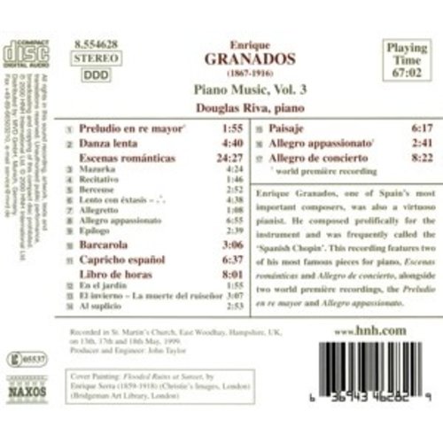 Naxos Granados: Piano Music,Vol. 3