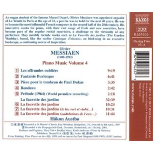 Naxos Messiaen: Piano Music Vol.4