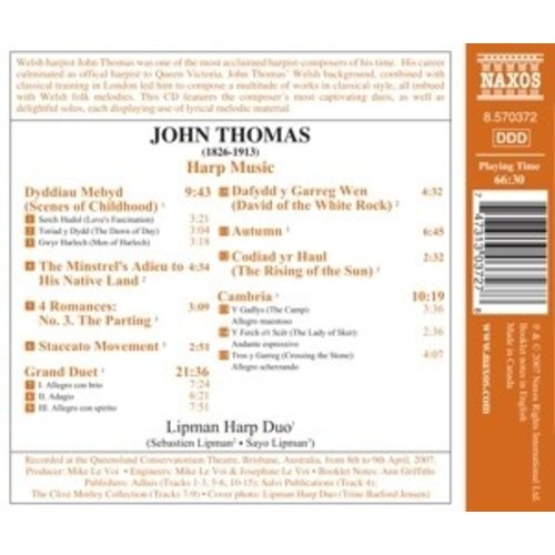 Naxos Thomas: Harp Music