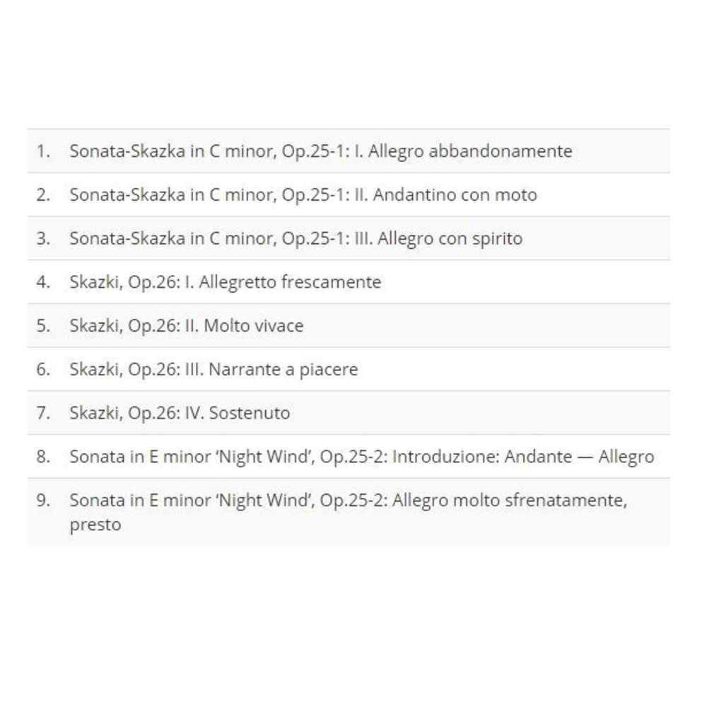 7 MOUNTAIN RECORDS Medtner: Ego