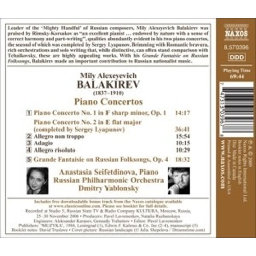 Naxos Balakirev: Piano Concertos