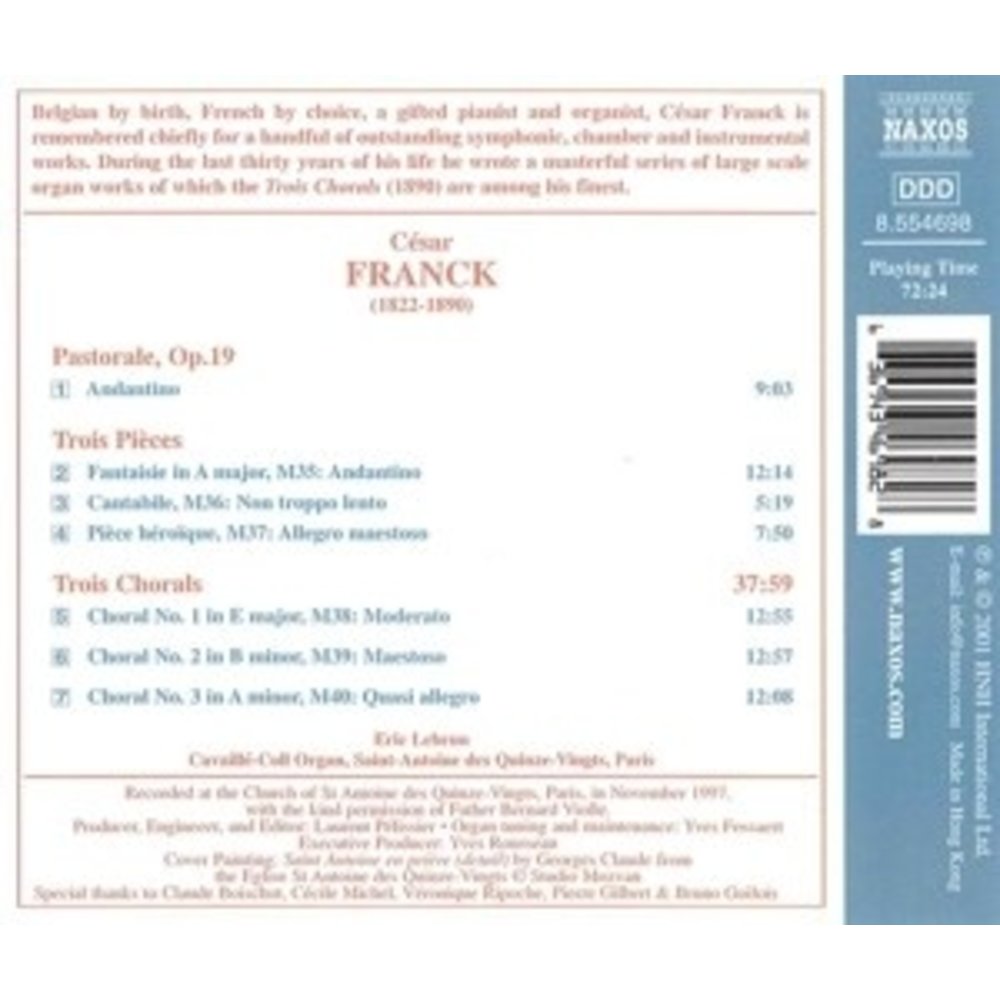 Naxos Franck:great Organ Works 2