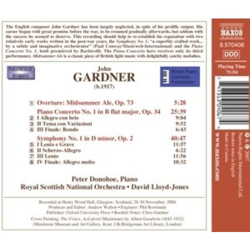 Naxos Gardner: Piano Concerto No. 1