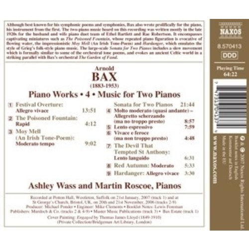 Naxos Bax: Piano Music, Vol.4