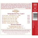 Naxos Simaku: String Quartets 2 & 3