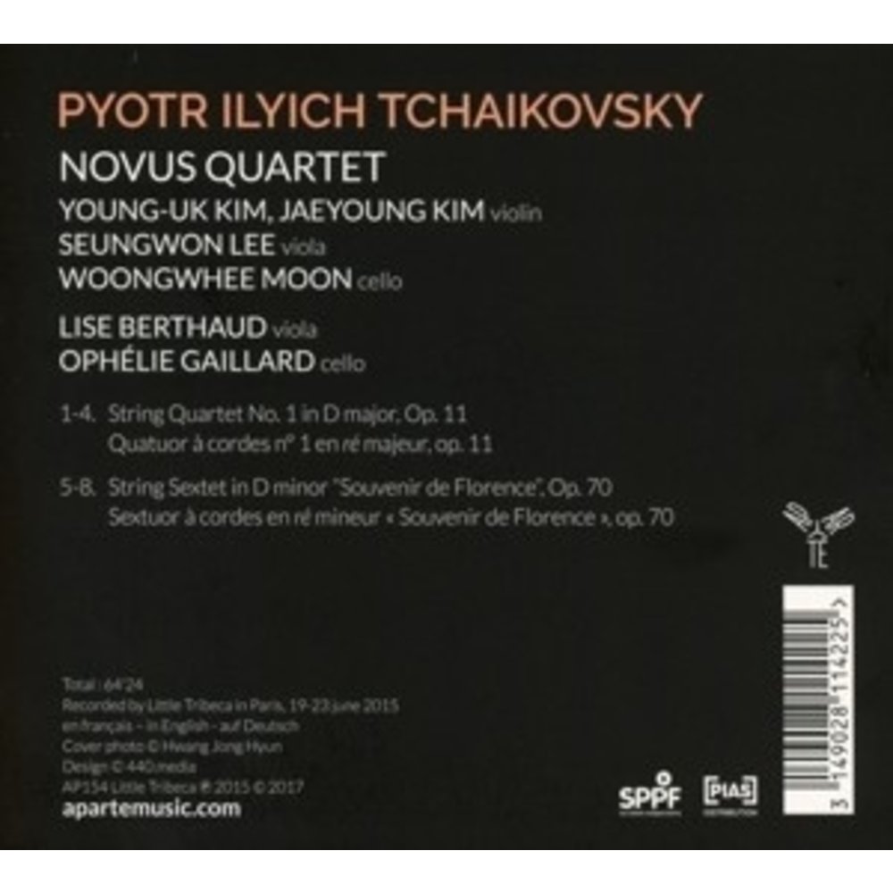 Aparté Tchaikovsky / String Quartet No. 1