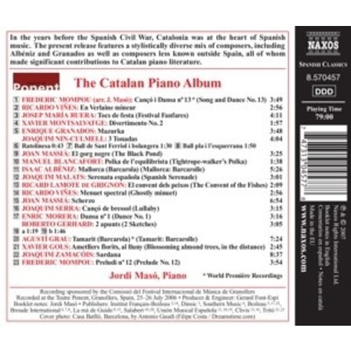 Naxos The Catalan Piano Album