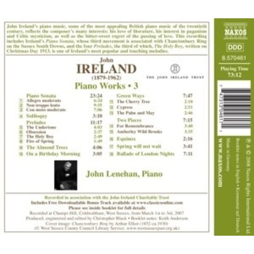 Naxos Ireland: Piano Works Vol. 3