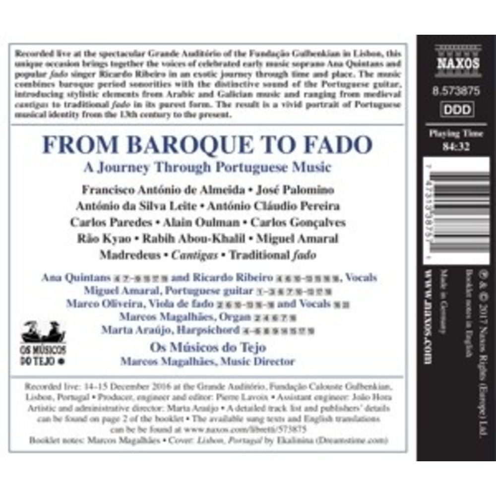Naxos From Baroque To Fado