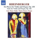 Naxos Rheinberger:works For Violin&O Naxos Rheinberger:works For Violin&O