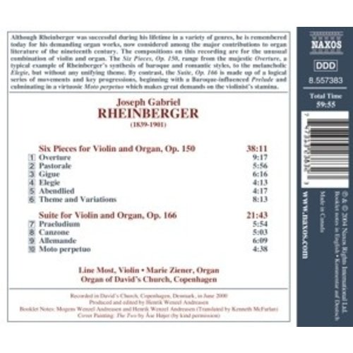Naxos Rheinberger:works For Violin&O