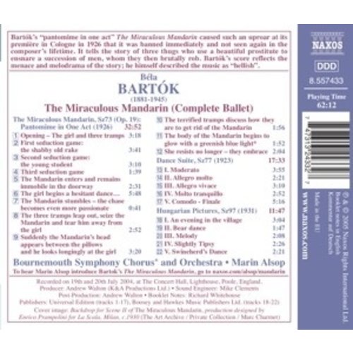 Naxos Bartok: Miraculous Mandarin (T