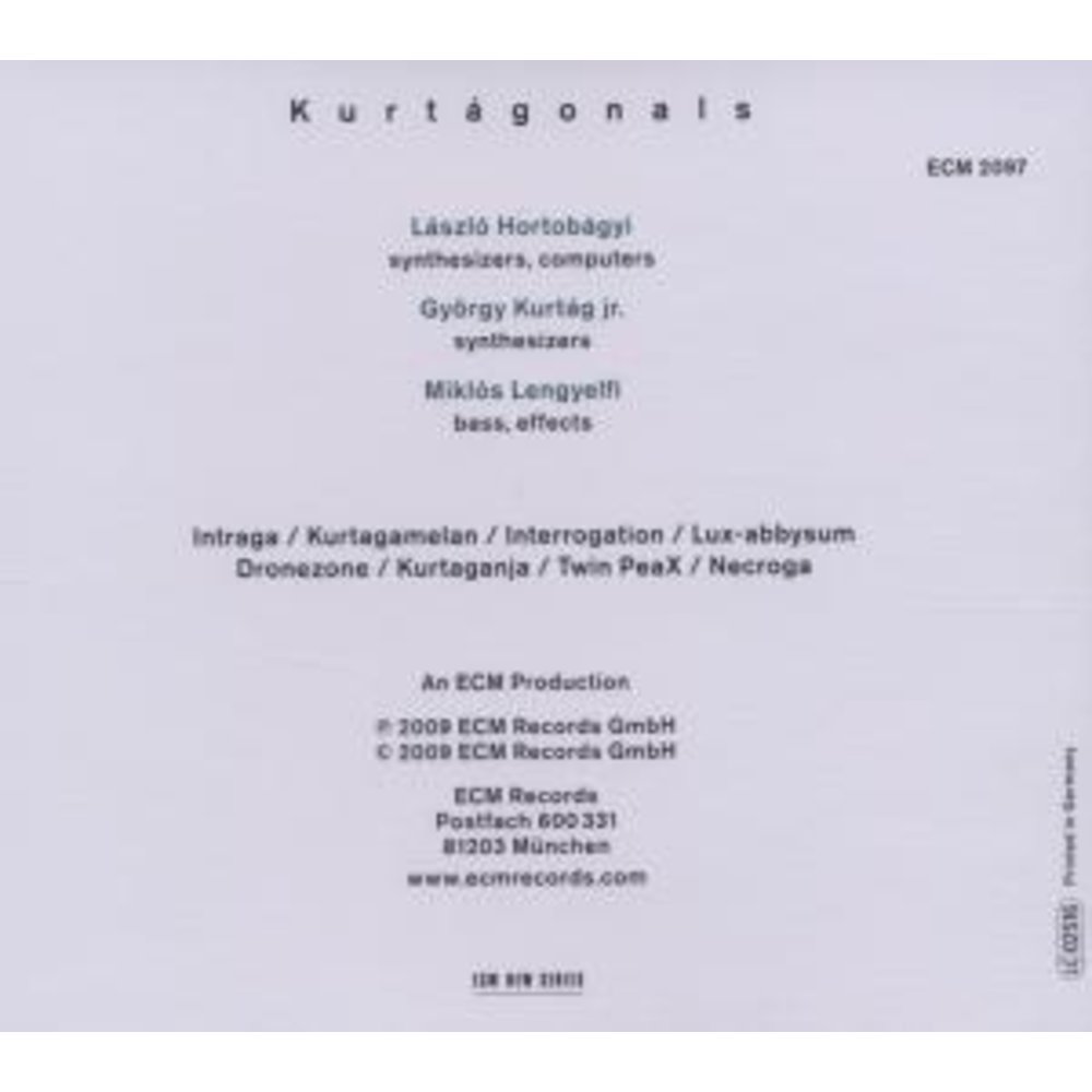 ECM New Series Kurtagonals