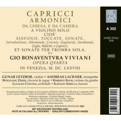 Capricci Armonici Opera Quarta