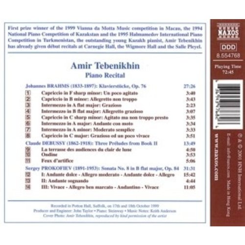 Naxos Tebenikhin Amir: Piano Recital