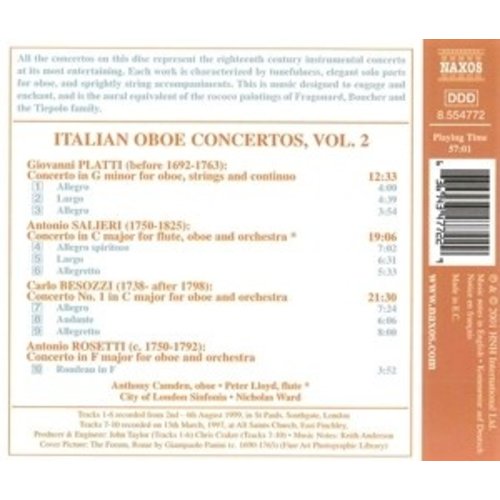 Naxos Italian Oboe Concertos,Vol.2