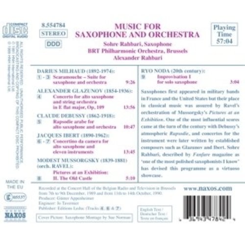 Naxos Music For Saxophone &Orchestra