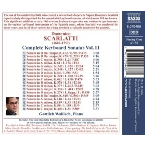 Naxos D.scarlatti: Keyboard Son.11