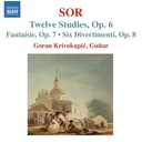 Naxos Sor: Guitar Music Opp. 6-9